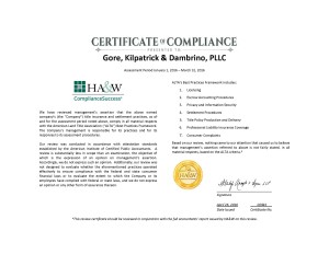 ALTA Certificate